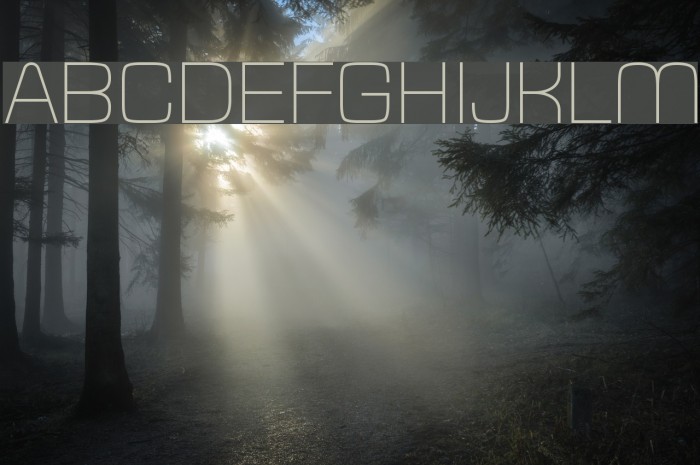 Typo Square Light Demo Font examples