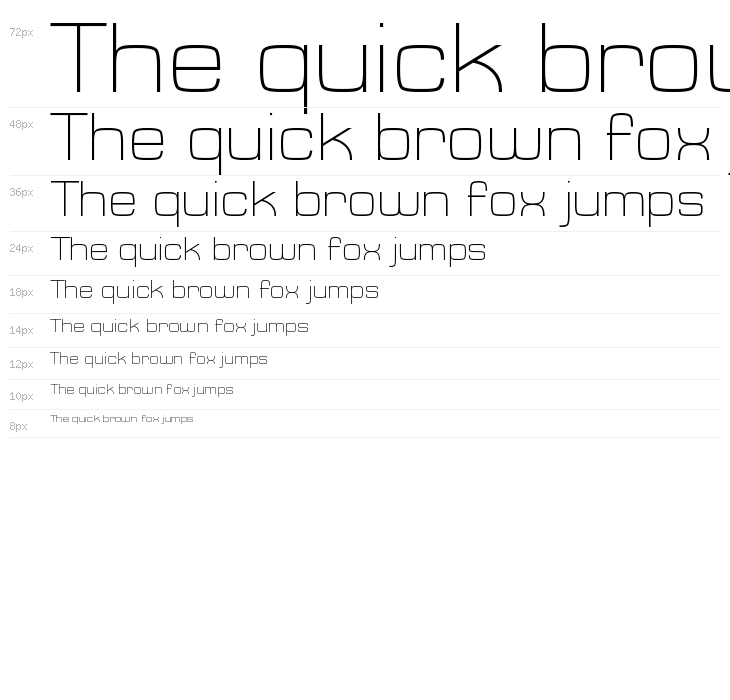 Typo Square Light Demo Waterfall