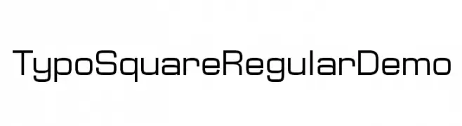 Typo Square Regular Demo  Fuentes Gratis Descargar