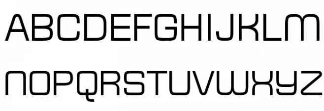 Typo Square Regular Demo Fuentes MAYÚSCULAS