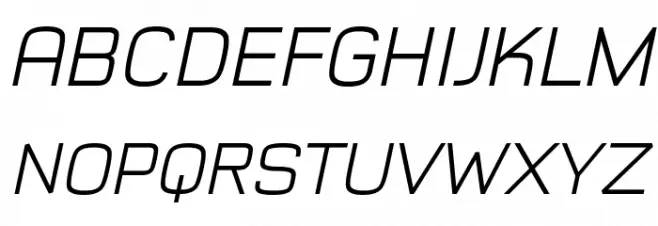 Typo Style Light Demo Italic Шрифта ВЕРХНИЙ
