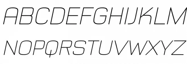 Typo Style Thin Demo Italic Polices MAJUSCULES