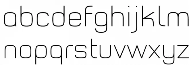 Typo Style Thin Demo Шрифта строчной