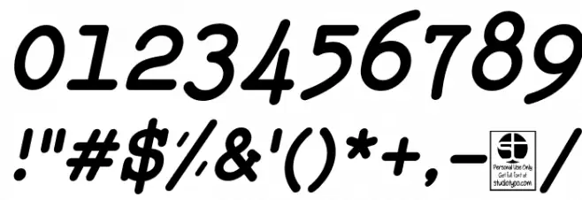 Typo Writer Demo Bold Italic Font OTHER CHARS