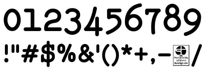 Typo Writer Demo Bold フォント その他の文字