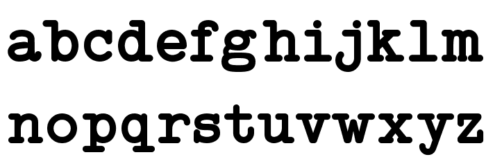 Typo Writer Demo Bold フォント 小文字