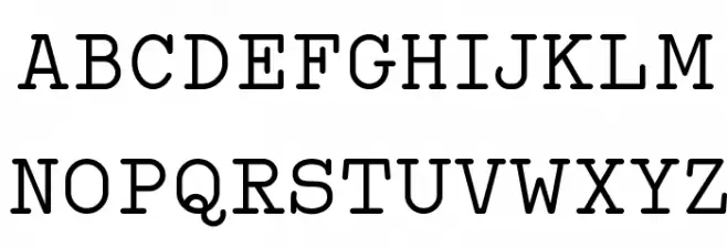 Typo Writer Demo Fonte MAIÚSCULAS