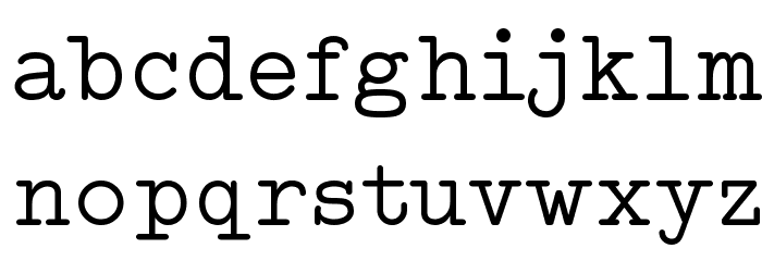 Typo Writer Demo Font LOWERCASE