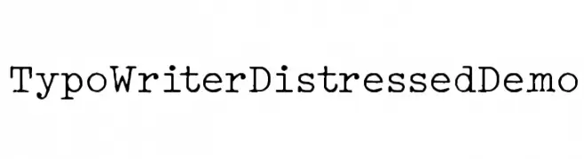 Typo Writer Distressed Demo  baixar fontes gratis