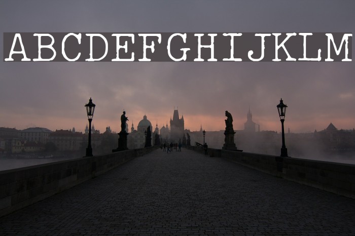 Typo Writer Distressed Demo Font examples