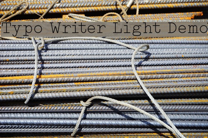 Typo Writer Light Demo Example 3