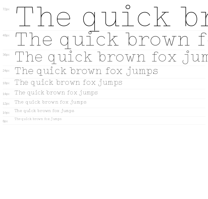 Typo Writer Thin Demo Waterfall