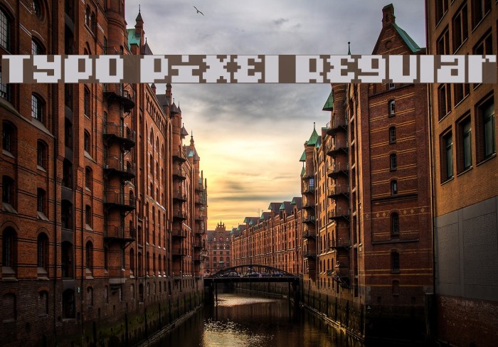 Typo pixel Regular Font examples