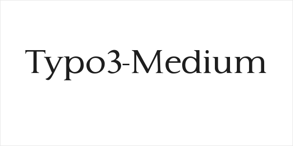 Typo3-Medium Logo
