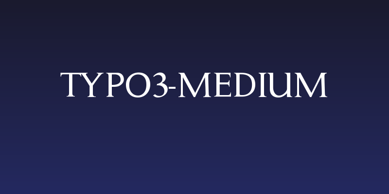 Typo3-Medium Social Header