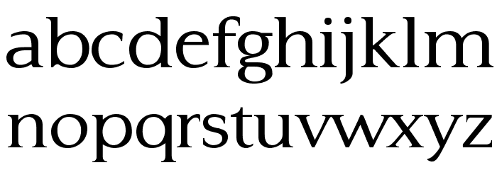 Typo3-Medium Font LOWERCASE