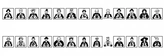 TypoAlphabetReaders 字体 小写