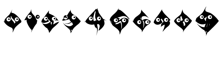 TypoAnarchycalEyes Font OTHER CHARS