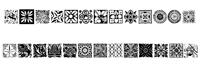 TypoBackgrounds Font LOWERCASE