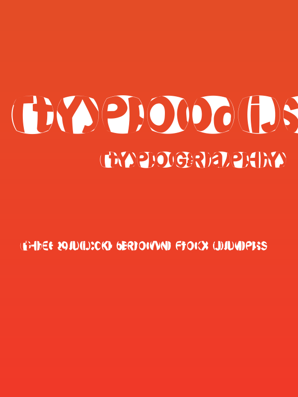 TypoDisturbances Poster