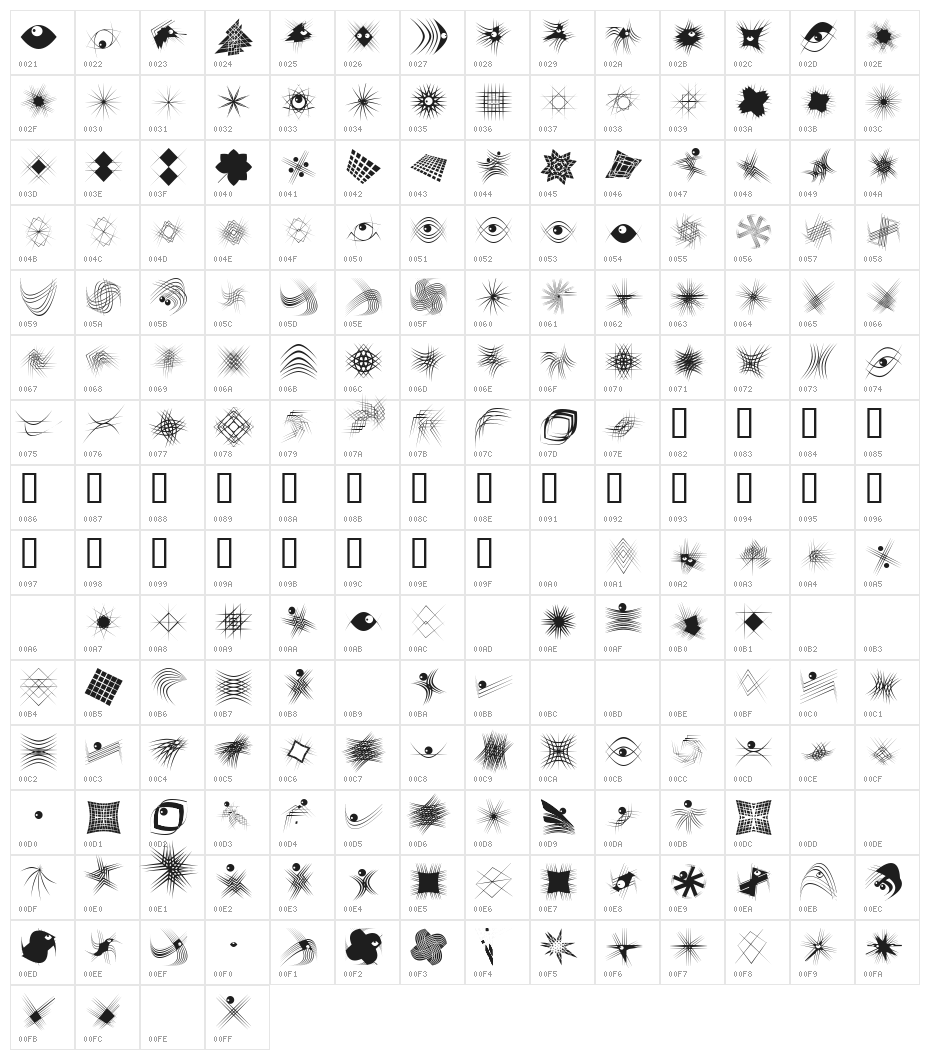 TypoElements Character Map