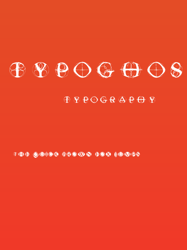 TypoGhosts Poster