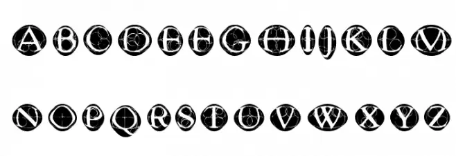TypoGhosts Caratteri MINUSCOLO