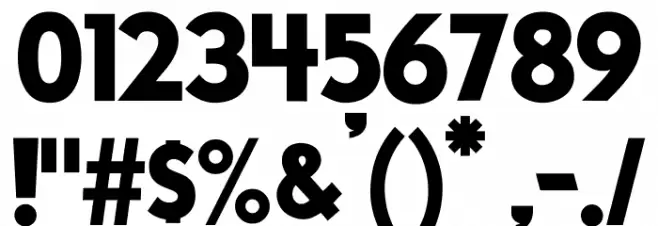 TypoGraphica Font OTHER CHARS