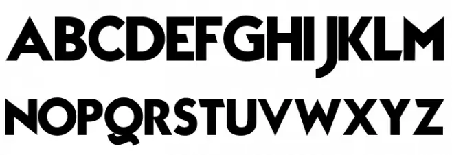 TypoGraphica Fonte MAIÚSCULAS