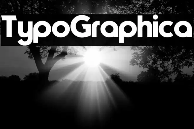 TypoGraphica Font examples