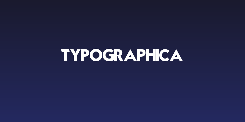 TypoGraphica Social Header