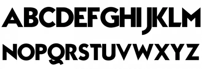 TypoGraphica Schriftart Groß