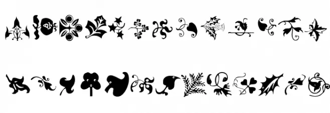 TypoJewelsOne Шрифта ВЕРХНИЙ