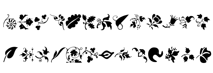 TypoJewelsOne Font LOWERCASE