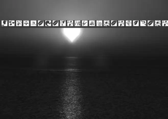 TypoJewelsSquaresInvers Font examples