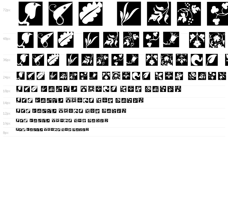 TypoJewelsSquaresInvers Waterfall