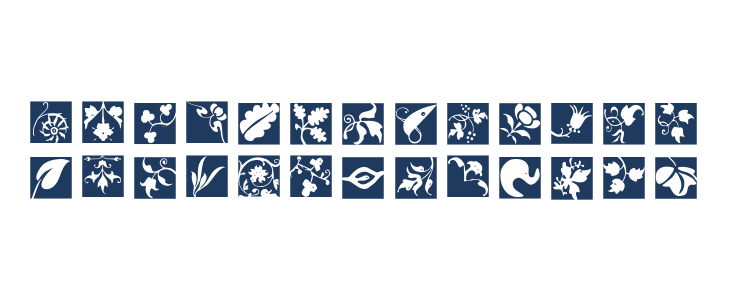 TypoJewelsSquaresInvers Lowercase