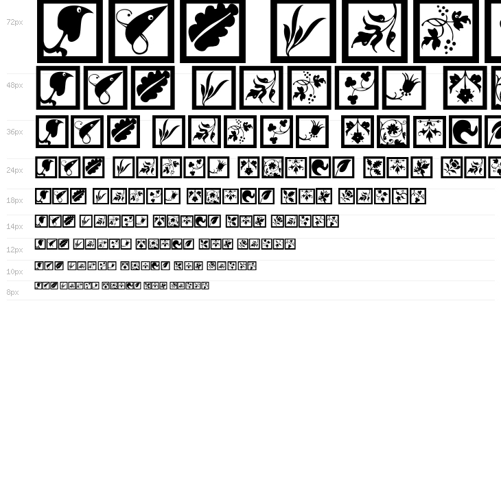 TypoJewelsSquares Waterfall