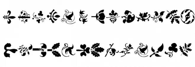 TypoJewelsTwo फ़ॉन्ट लोअरकेस