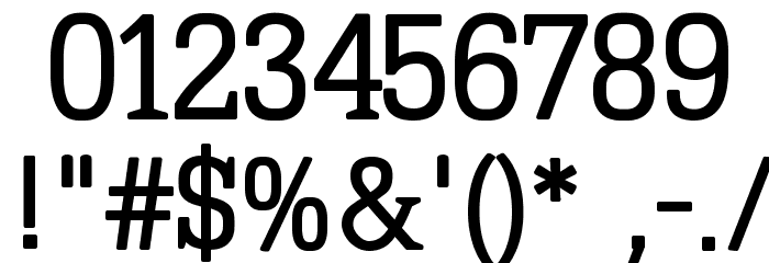TypoLatinserif-Bold Font OTHER CHARS