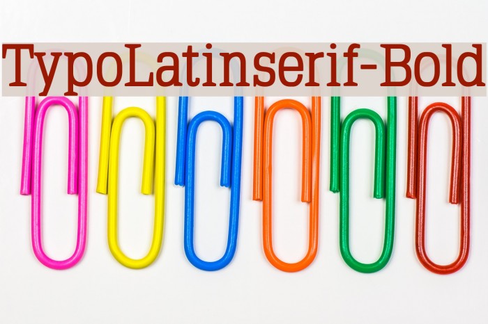 TypoLatinserif-Bold Font examples