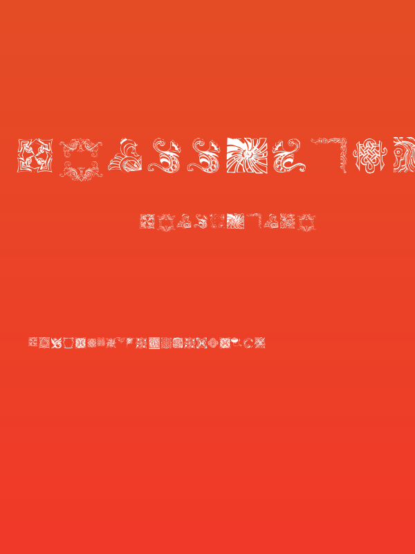 TypoOrnaments Poster