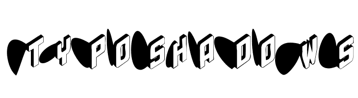 TypoShadows  font caratteri gratis