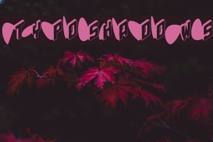 TypoShadows Example 3