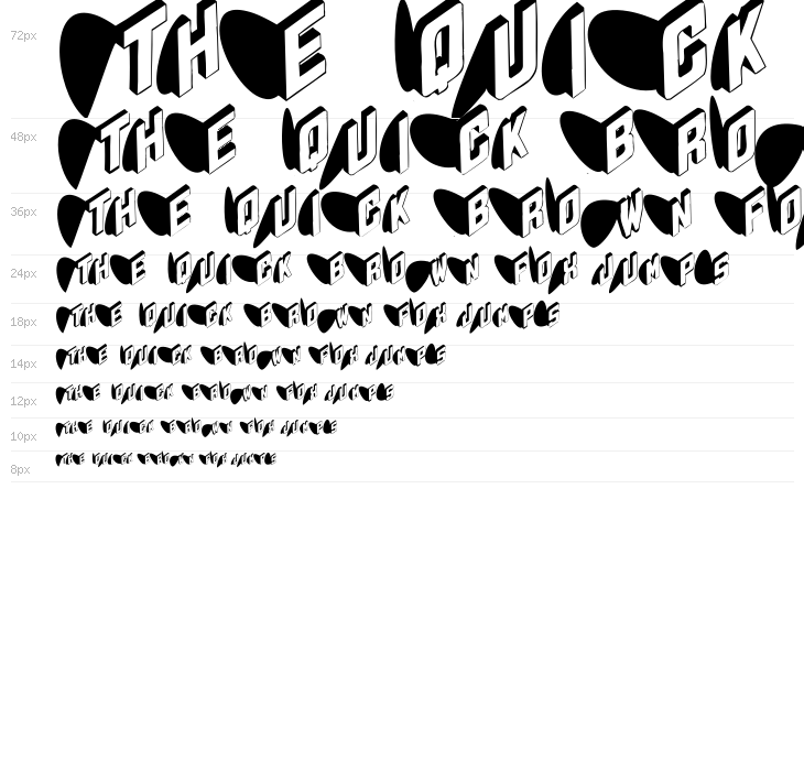 TypoShadows Waterfall