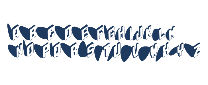 TypoShadows Lowercase