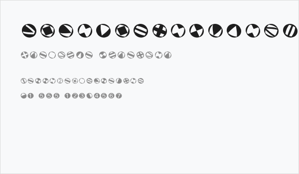 TypoSymbolsRound Business Card