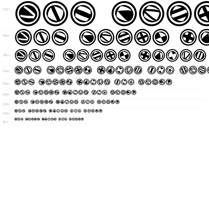 TypoSymbolsTwo Waterfall