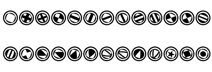 TypoSymbolsTwo Шрифта строчной