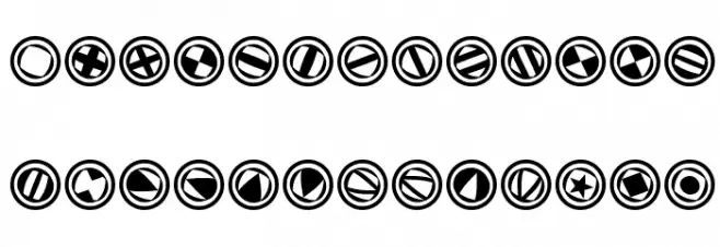 TypoSymbolsTwo Schriftart Kleinbuchstaben